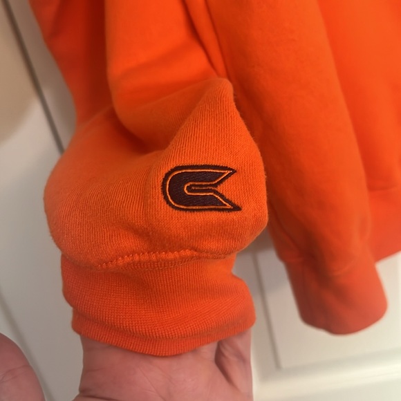 Auburn Tigers Orange Medium Hoodie Colliseum brand J1 - Picture 5 of 6